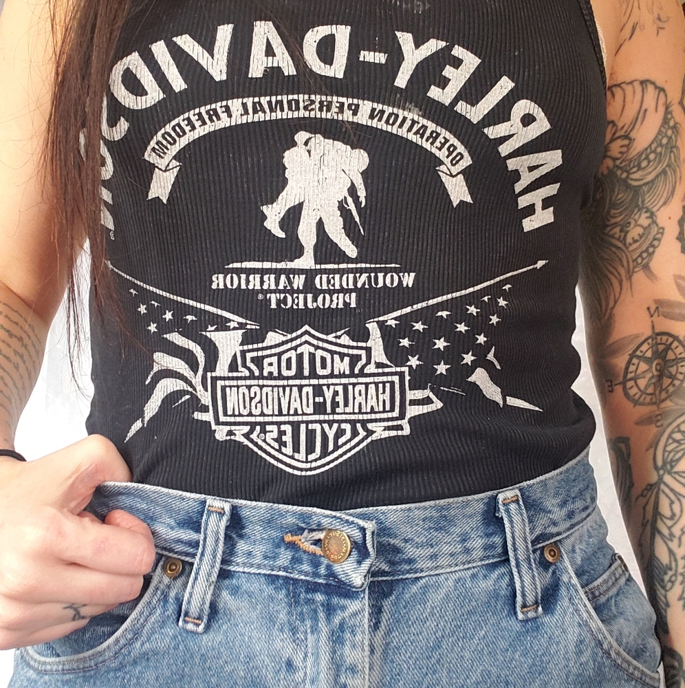 Harley Davidson POW tank top